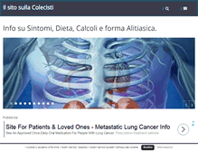 Tablet Screenshot of colecisti.net